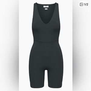 Aritzia Black Sleeveless Jumpsuit